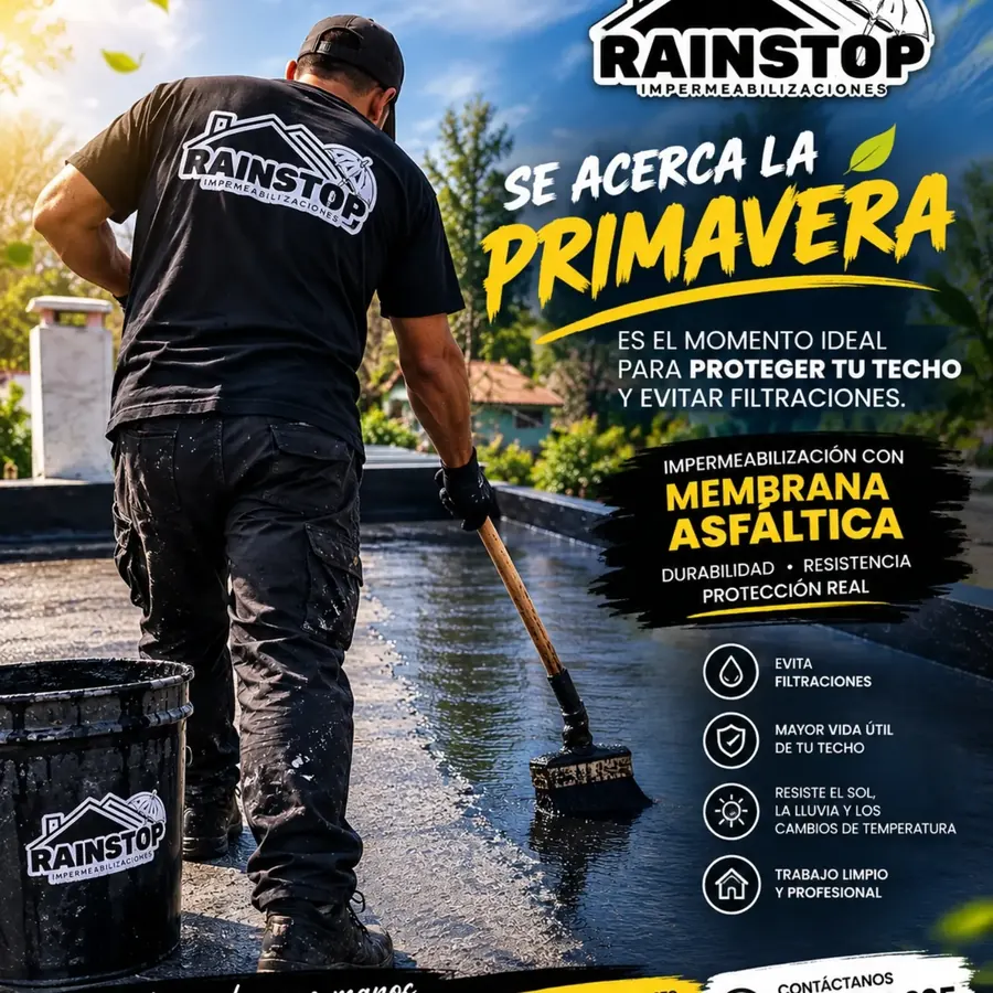 Publicación de Instagram de RAINSTOP Impermeabilizaciones